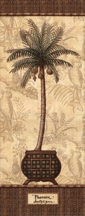 Framed Botanical Palm II Print