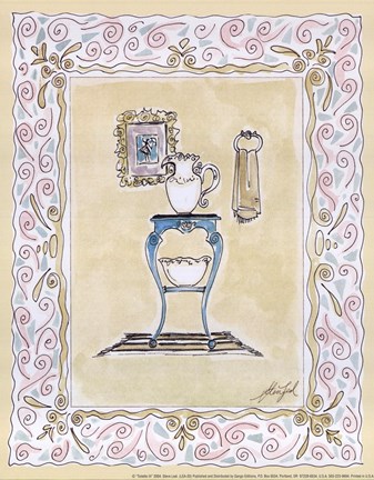 Framed Toilette III Print