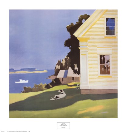 Framed Island Farmhouse, 1969 Print