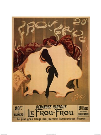 Framed Le Frou-Frou, c.1900 Print