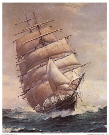 Framed Romance of Sail Print