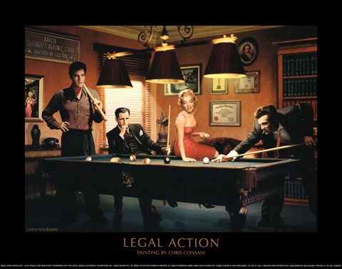 Framed Legal Action Print