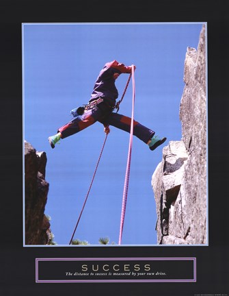 Framed Success - Rock Jumper Print