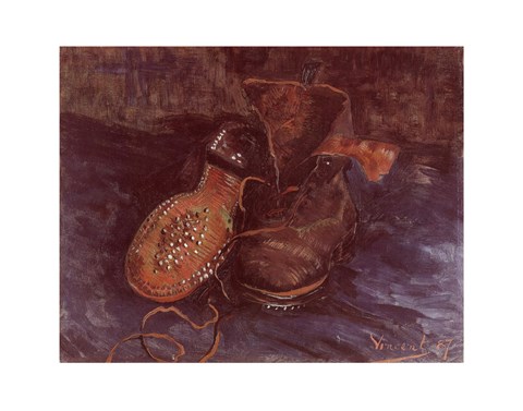 Framed Pair of Boots, c.1887 Print