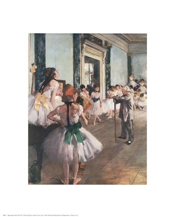 Framed Dance Class Print