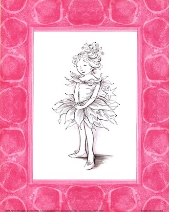 Framed Ballerina Fairy Print