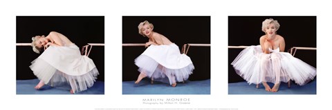 Framed Marilyn Monroe Ballet Triptych Print