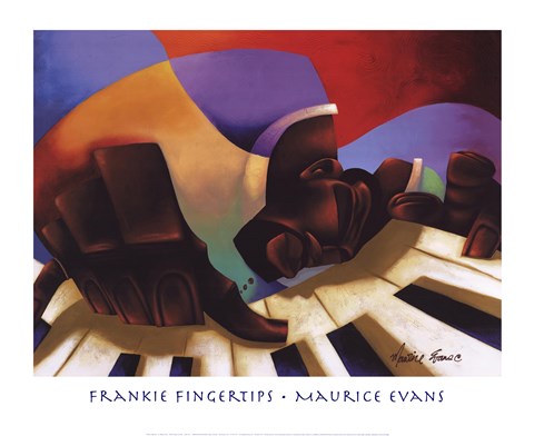 Framed Frankie Fingertips Print
