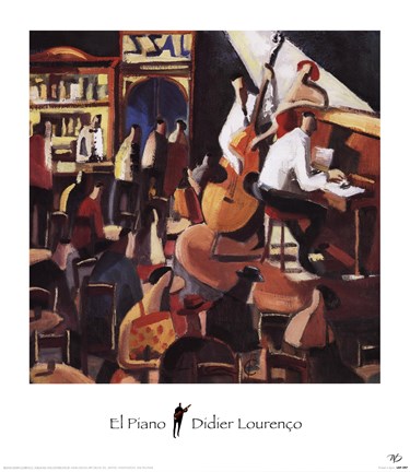 Framed El Piano Print