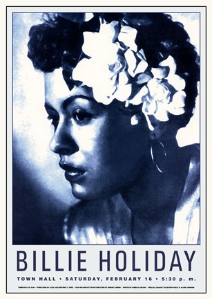 Framed Billie Holiday, 1946 Print