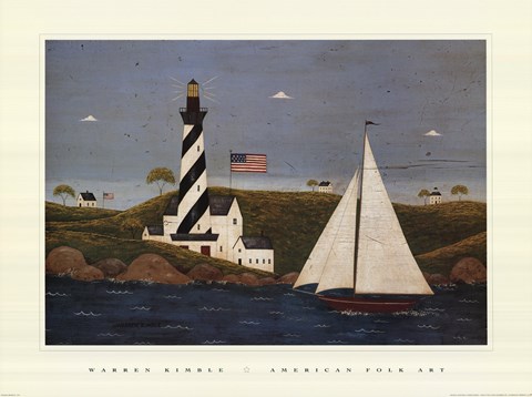 Framed Coastal Breeze II Print
