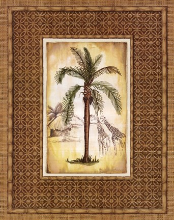 Framed South Palm IV Print