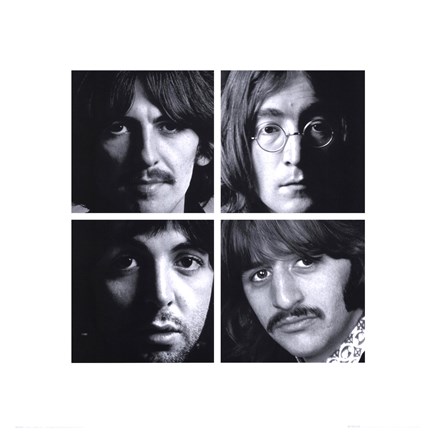 Framed Beatles - White Album Print