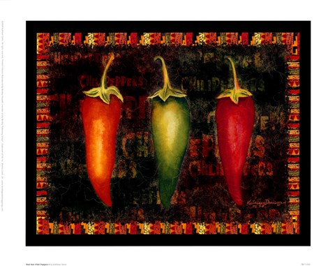 Framed Red Hot Chili Peppers I Print