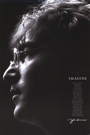 Framed John Lennon - Imagine Print