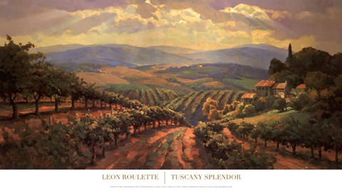 Framed Tuscany Splendor Print