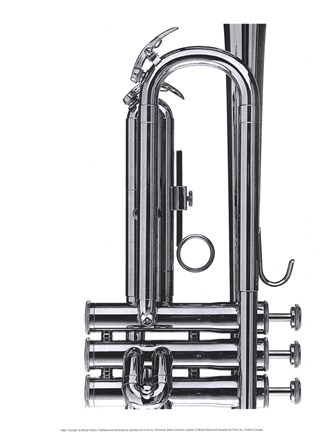 Framed Trumpet Print
