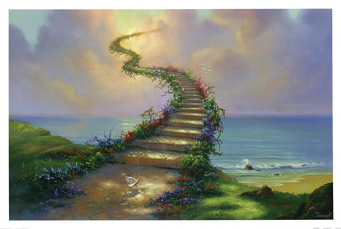 Framed Stairway to Heaven Print