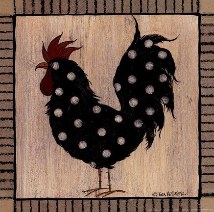 Framed Chicken Pox II Print