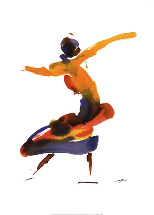 Framed Dancer II Print