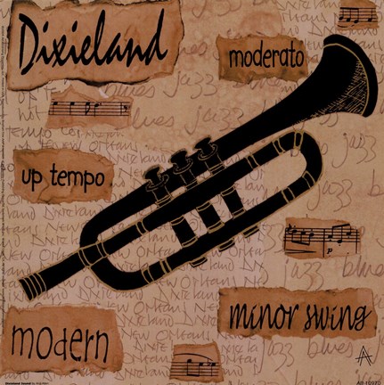 Framed Dixieland Sound Print