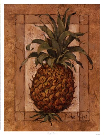 Framed Pineapple Pizzazz Print