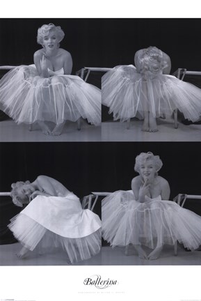 Framed Marilyn Monroe - Ballerina Sequence Print