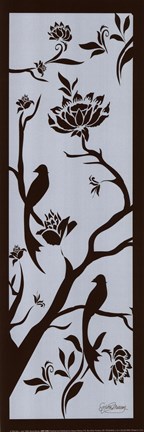 Framed Bird Silo I - mini Print