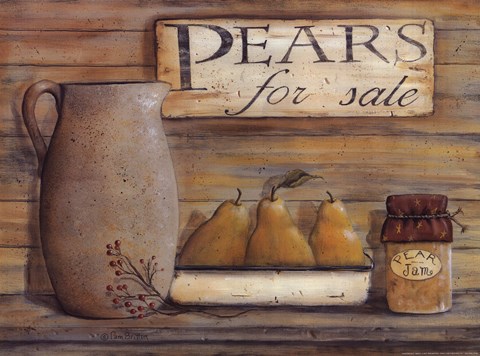 Framed Pears for Sale Print