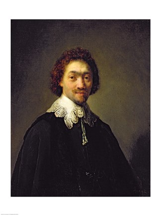 Framed Portrait of Maurits Huygens, 1632 Print