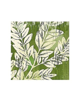 Framed Meadow Leaves Print