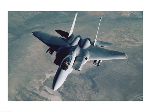 Framed F-15 Eagle Fighter Jet U.S. Air Force Print
