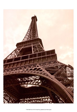 Framed Eiffel Views II Print