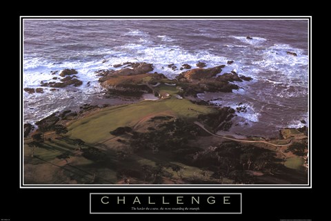 Framed Challenge-Golf Print