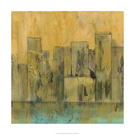 Framed City by the Sea II Print