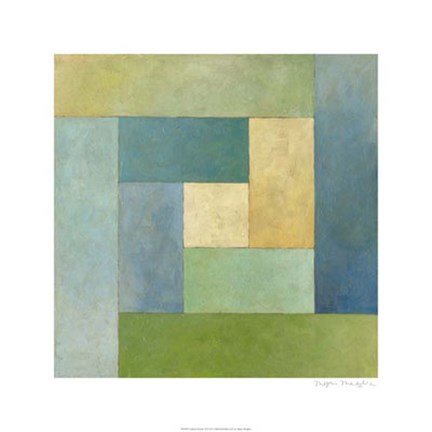 Framed Quilted Abstract II Print