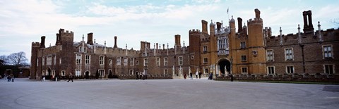 Framed Facade of a building, Hampton Court Palace, London, England Print