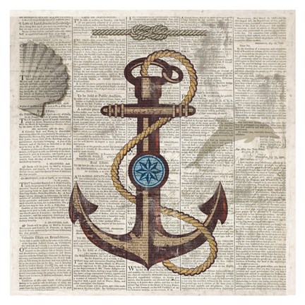 Framed Nautical Collection I - Mini Print