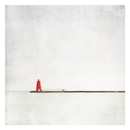 Framed Meet Me at the Red Lighthouse Print