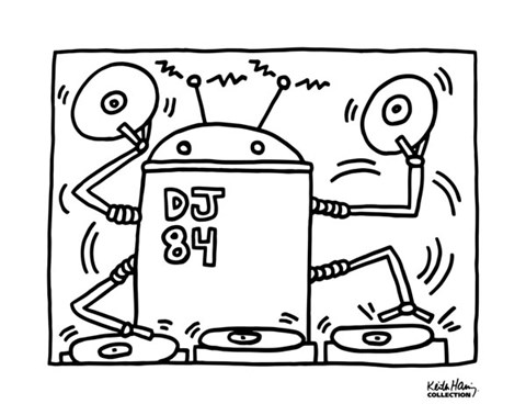 Framed DJ 84, 1983 Print