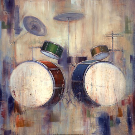 Framed Drums Print