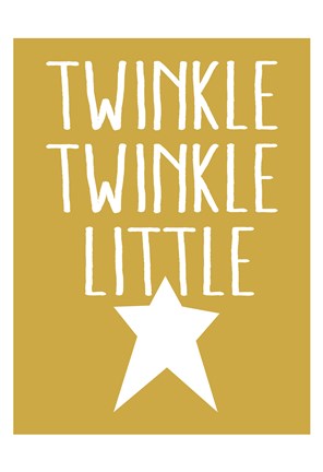 Framed Twinkle Twinkle 2 Print