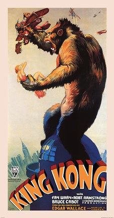 Framed King Kong, c.1933 Print