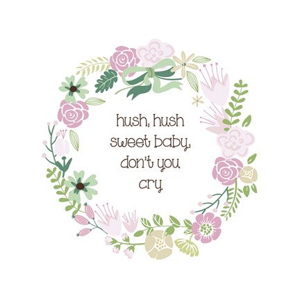 Framed Baby Hush 1 Print