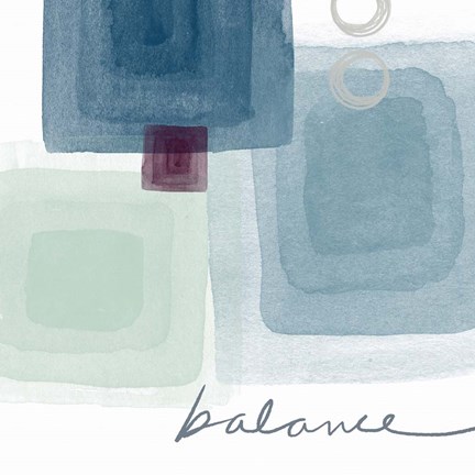 Framed Soothing Balance Print
