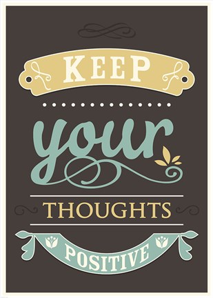 Framed Keep your Thoughts Print