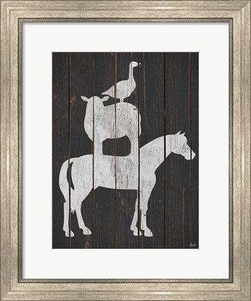 Framed Country Stack Print