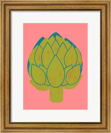 Framed Veggie Party I Print