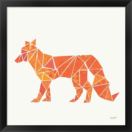 Framed Geometric Animal II Print
