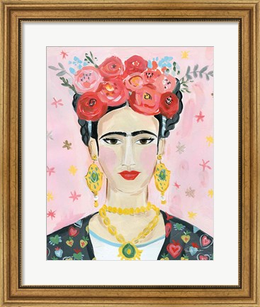 Framed Homage to Frida Print